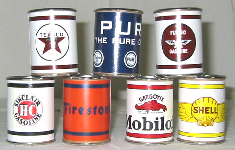 oil cans outline